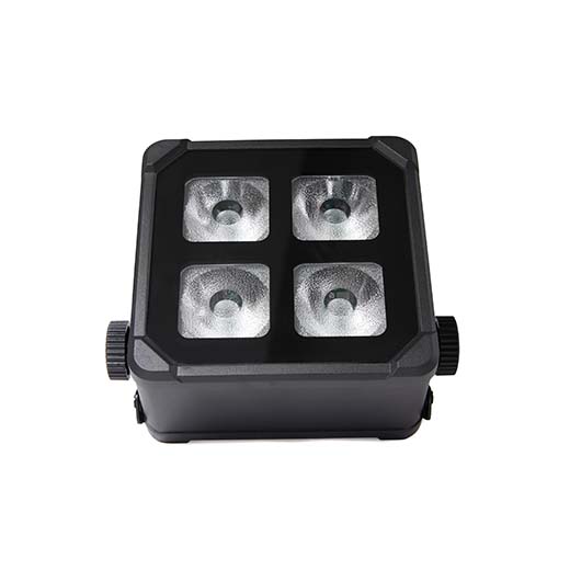 Waterproof IP Mini 4x20W rgbwa uv 6in1 Battery Powered UP Light DMX Wireless Wifi App Remote Control LED Uplight